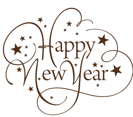 Happy New year красивая надпись