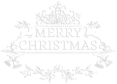 Merry Christmas на прозрачном фоне