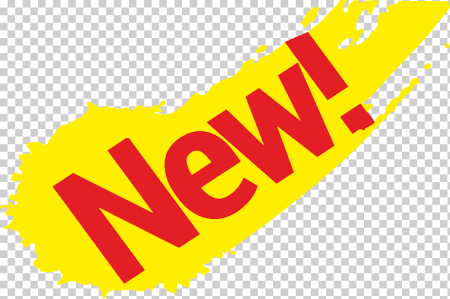 Значок New синий