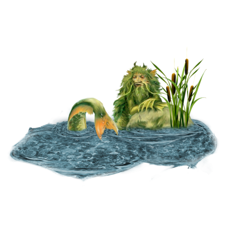 Водяной сказочный персонаж