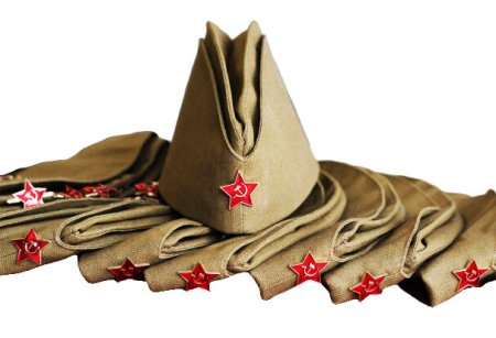 Пилотка ВОВ на прозрачном фоне
