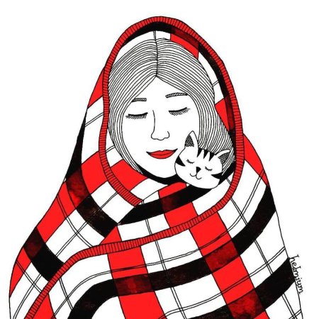 Одеяльце нарисованное