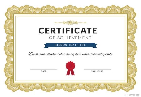 Сертификат векторный