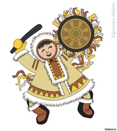 Бубен шамана чукчи