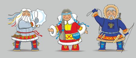 Ханты манси шаман Графика