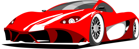 Спортивный автомобиль вектор
