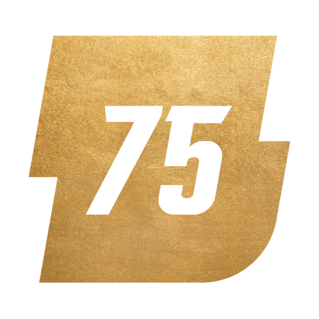 75 Лет надпись