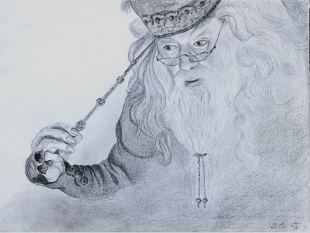 Альбус Дамблдор рисунок