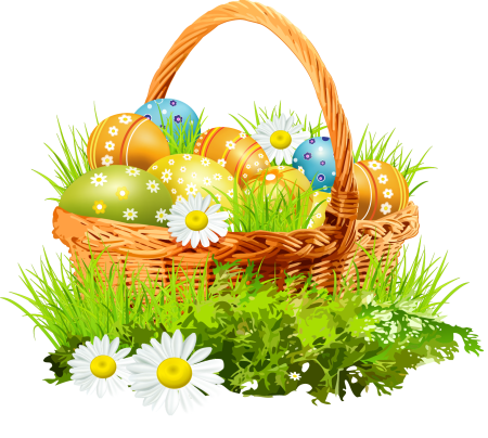 Пасхальное яйцо корзина