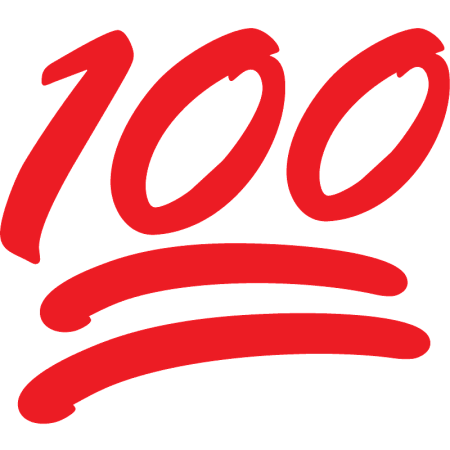 Значок 100%