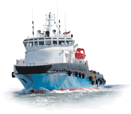 Морские суда на белом фоне