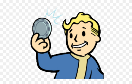 Vault boy деньги