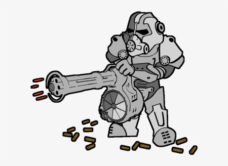 Vault boy в силовой броне