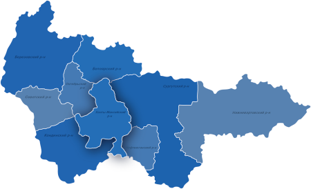 Карта ХМАО-Югры