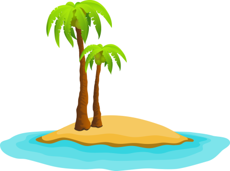 Остров мультяшный