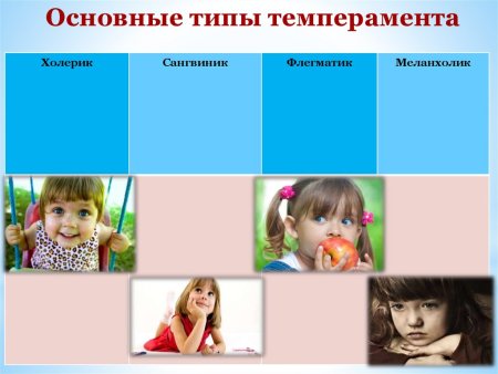 Темперамент ребенка