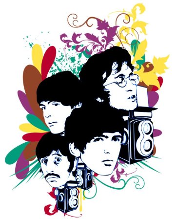 Группа the Beatles арт