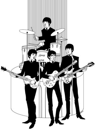 The Beatles иллюстрация