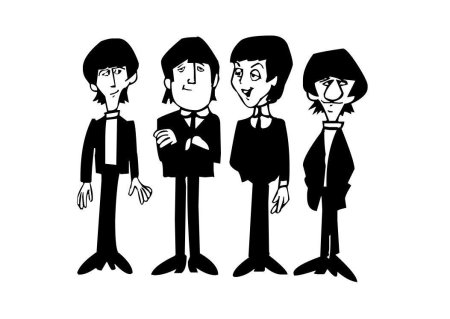 Группа the Beatles арт
