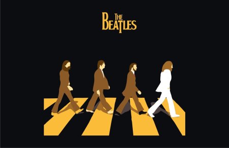 The Beatles логотип Abbey Road