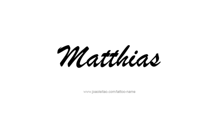 Матвей надпись