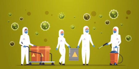 Векторная иллюстрация Пандемия