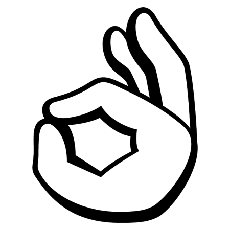 Знак окей пальцами