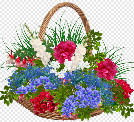 Корзина с цветами