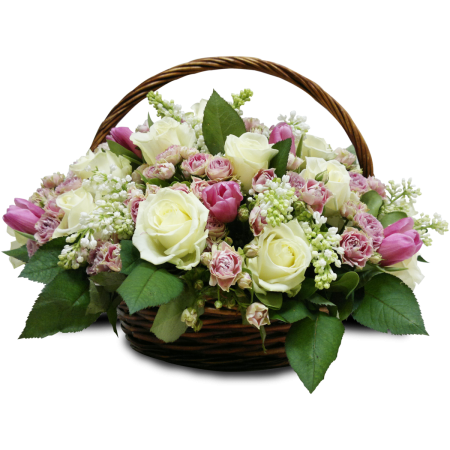 Корзина с цветами