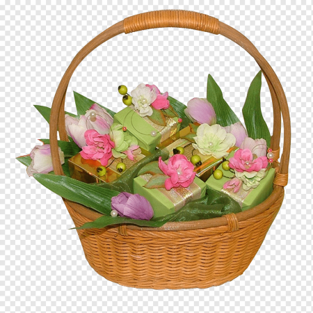 Корзинка с цветами