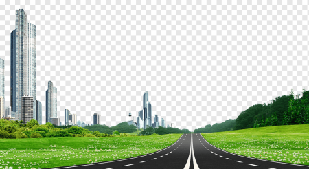 Город дорога вектор