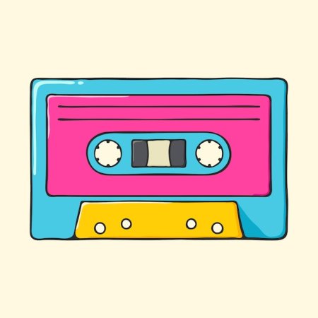 Аудто кассета в стиде 90х