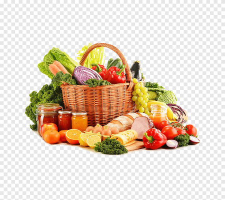 Корзинка с продуктами