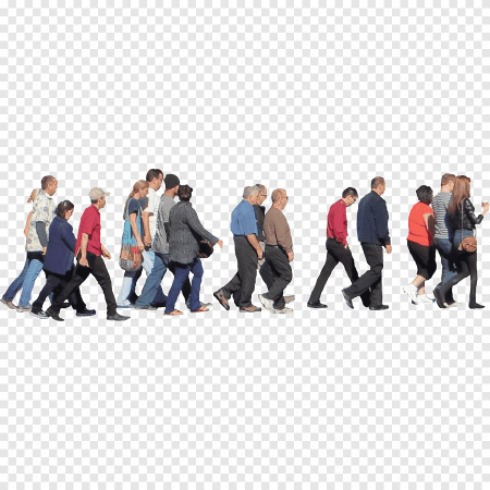 Человек идет