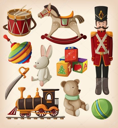 Старинная игрушка рисунок