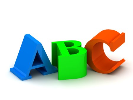 3d буквы