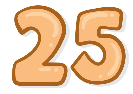 Число 25 лет