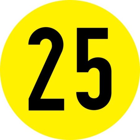 25 Надпись