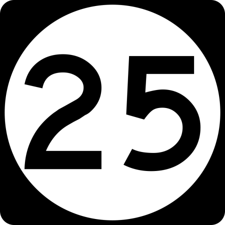 25 Лет надпись