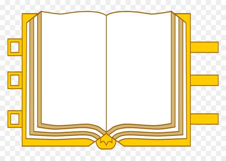 Открытые книги на прозрачном фоне