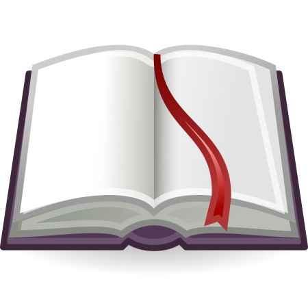 Книга на прозрачном фоне
