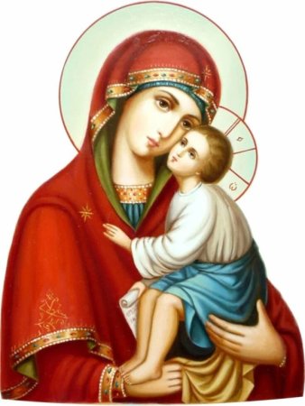 Икона женщина с ребенком
