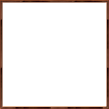 Рамка коричневая на прозрачном фоне
