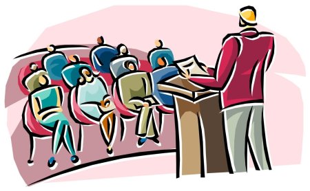 Конференция иллюстрация