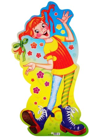 Пеппи длинный чулок клипарт