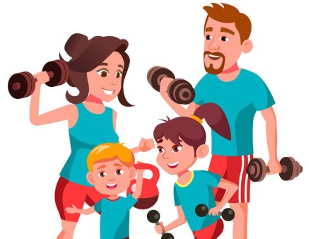 Мама папапа я спортивная семья