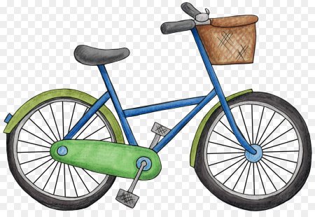 Велосипед мультяшный