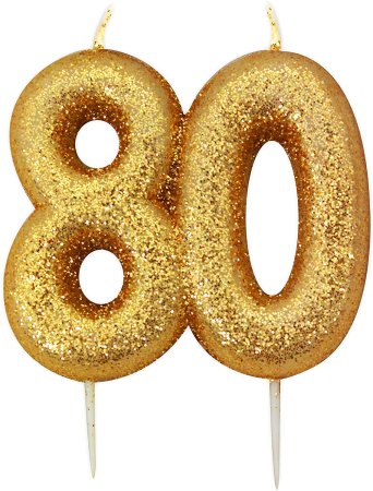 Цифра 30 Золотая
