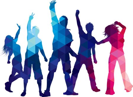 Молодежь силуэт