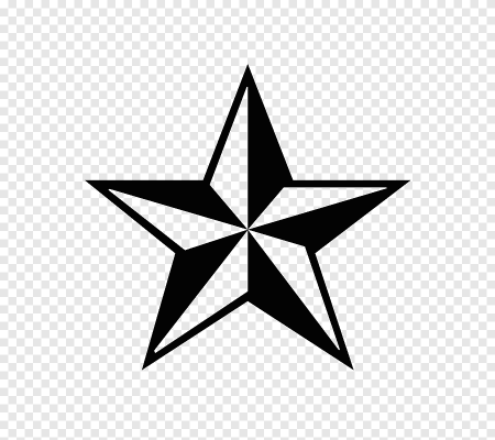 Черная пятиконечная звезда
